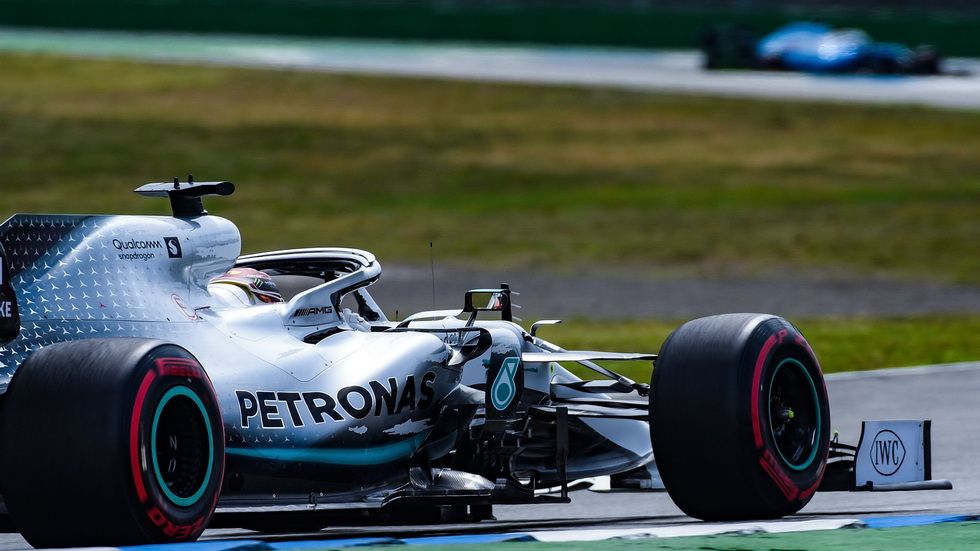 Lewis Hamilton (Mercedes) consiguió su 86ª pole en F1
