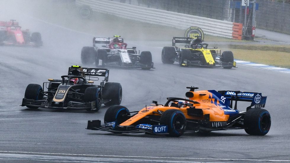 Carlos Sainz (McLaren) durante la carrera