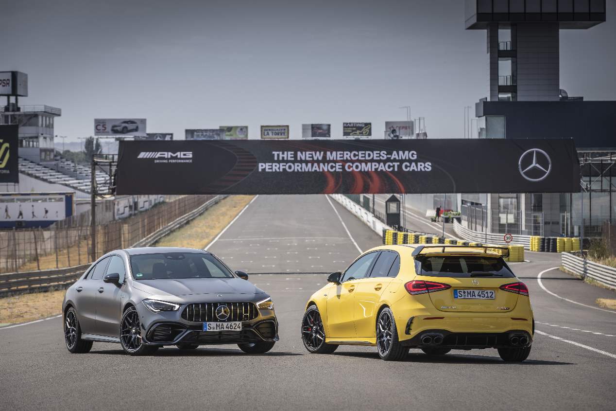 A prueba los Mercedes-AMG A 45 y CLA 45 4Matic 
