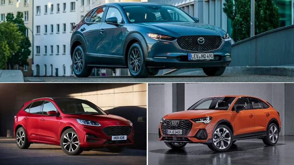 Tres SUV que darán que hablar: nuevos Mazda CX-30, Ford Kuga y Audi Q3 Sportback