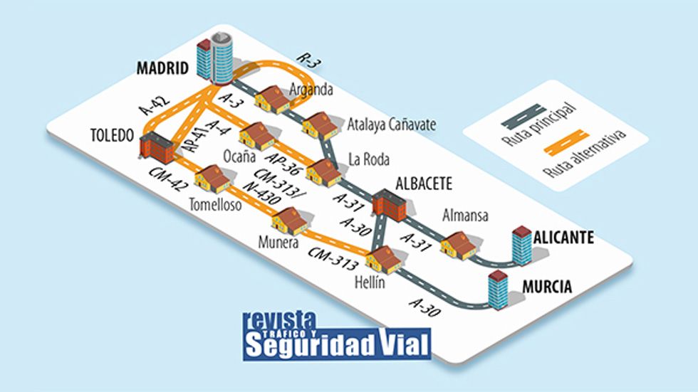 ¿Mucho atasco en tu ruta en carretera? La DGT te propone estas alternativas
