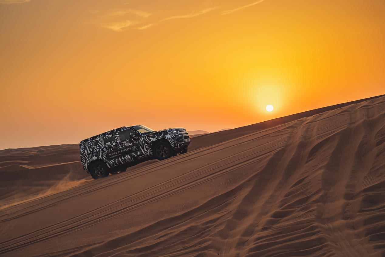 Nuevo Land Rover Defender 2020, a punto de caramelo