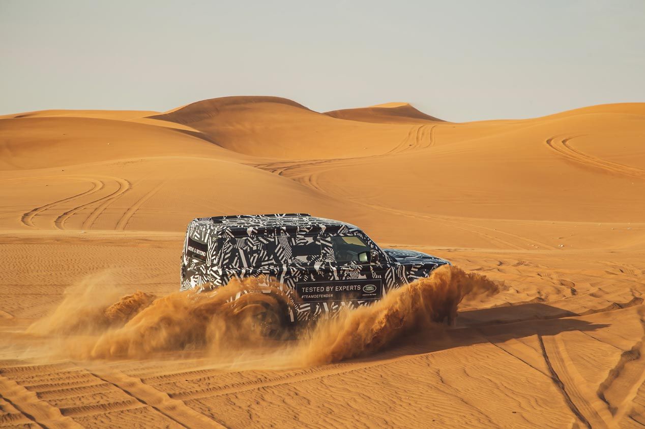 Nuevo Land Rover Defender 2020, a punto de caramelo