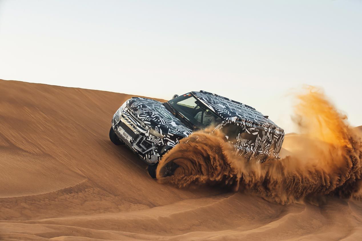 Nuevo Land Rover Defender 2020, a punto de caramelo