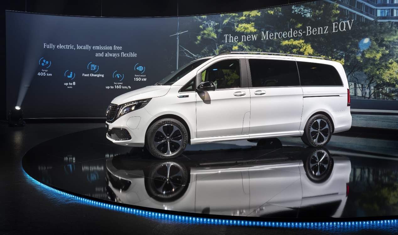Mercedes EQV 2020, las fotos de la nueva furgoneta eléctrica