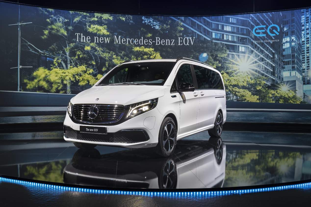 Mercedes EQV 2020, las fotos de la nueva furgoneta eléctrica