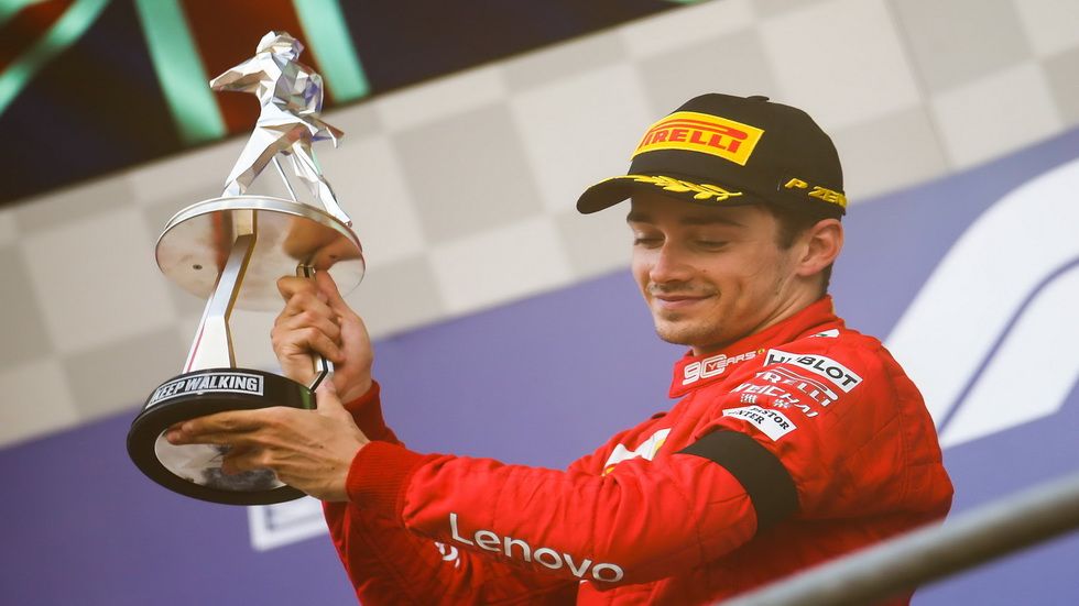 Charles Leclerc (Ferrari) ganó su primera carrera de F1 en Bélgica