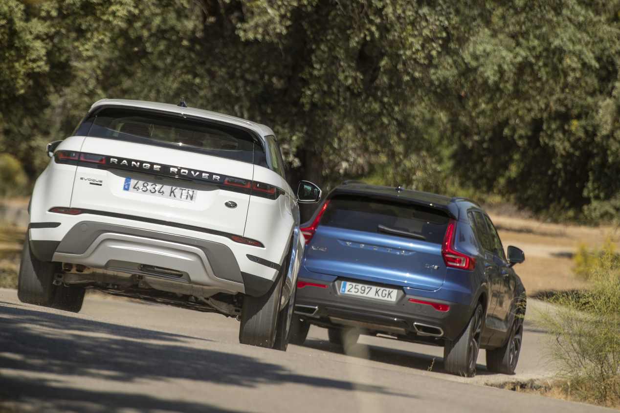 Comparativa: Range Rover Evoque D180 AWD vs Volvo XC40 D4 AWD