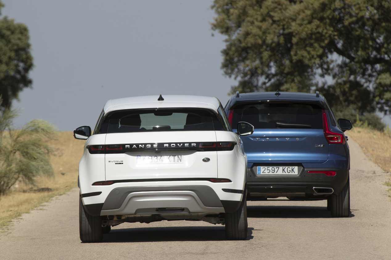 Comparativa: Range Rover Evoque D180 AWD vs Volvo XC40 D4 AWD