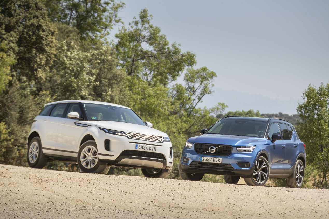 Comparativa: Range Rover Evoque D180 AWD vs Volvo XC40 D4 AWD