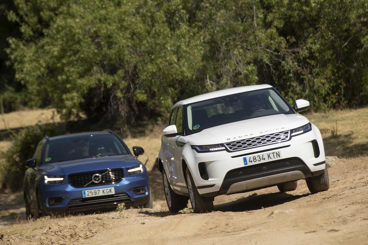 Comparativa: Range Rover Evoque D180 AWD vs Volvo XC40 D4 AWD