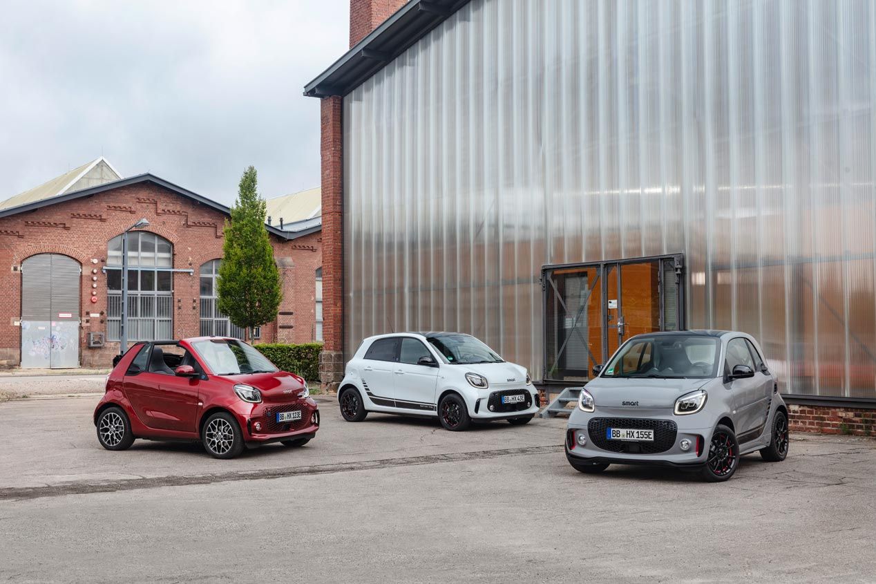 Smart EQ ForTwo y EQ ForFour, la nueva generación solo en eléctrico