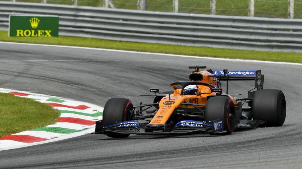 Carlos Sainz (McLaren) durante la carrera