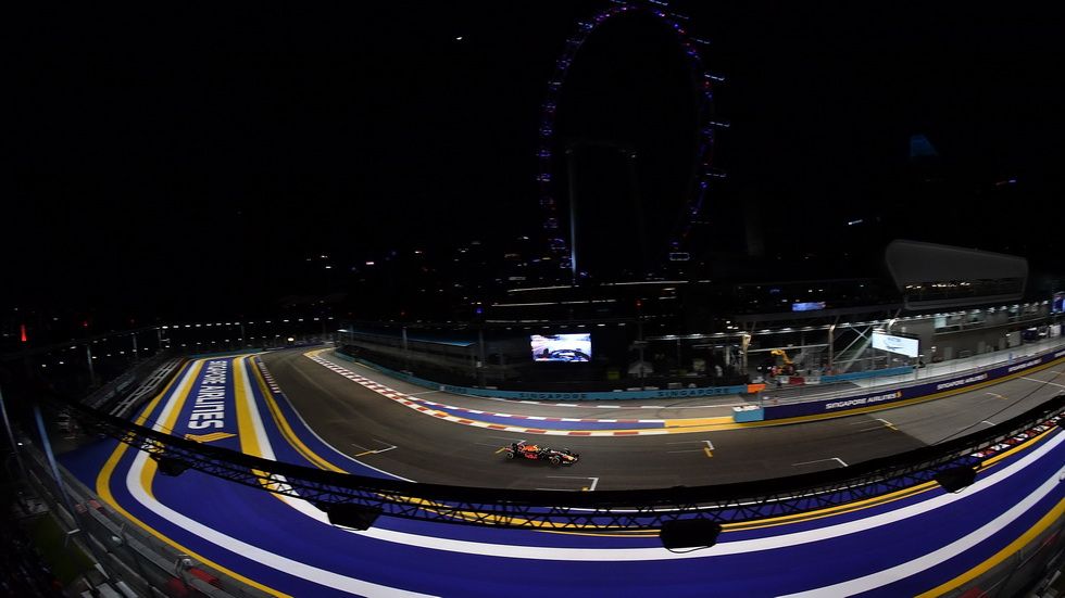Imagen de la carrera de Singapur de 2018