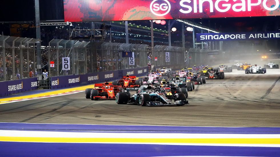 Salida de la carrera de 2018