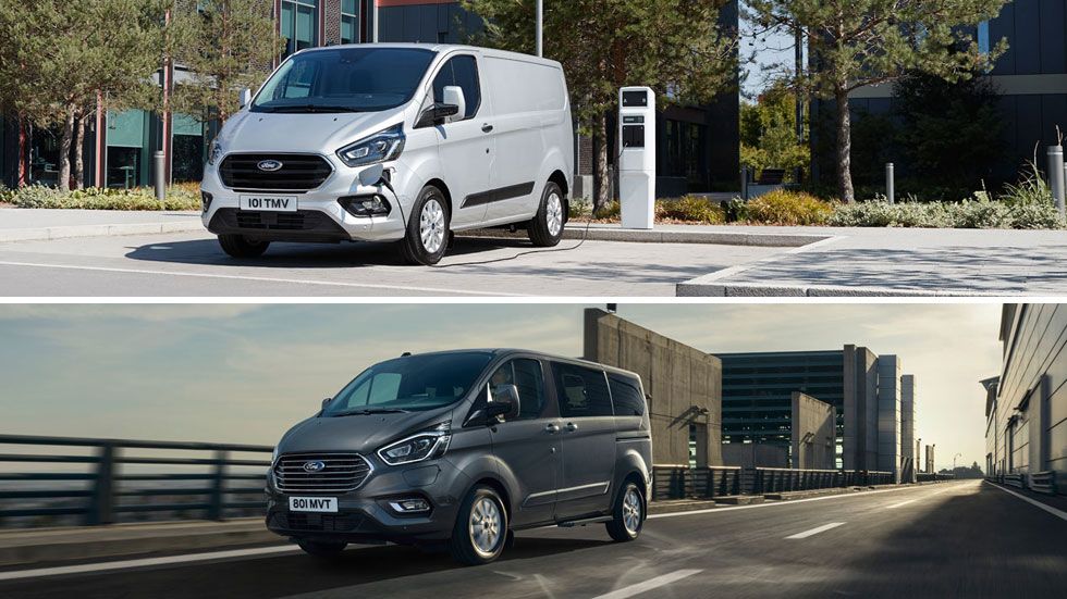 Ford Transit y Tourneo Plug-in Hybrid: datos y fotos de las nuevas furgonetas híbridas enchufables