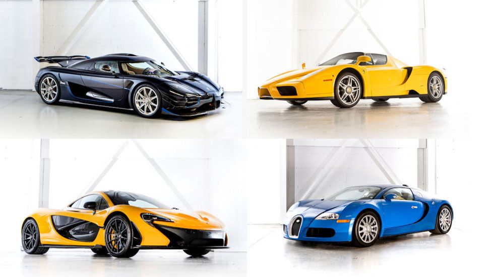 A subasta los 25 coches de lujo de Teodorin Obiang