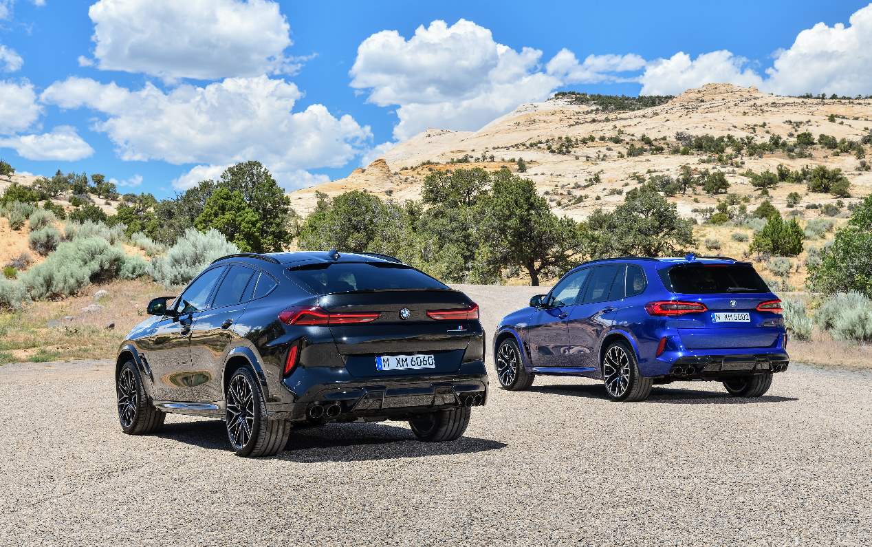 BMW X5 M, X5 M Competition, X6 M y X6 M Competition 2020: las fotos de los SUV más deportivos