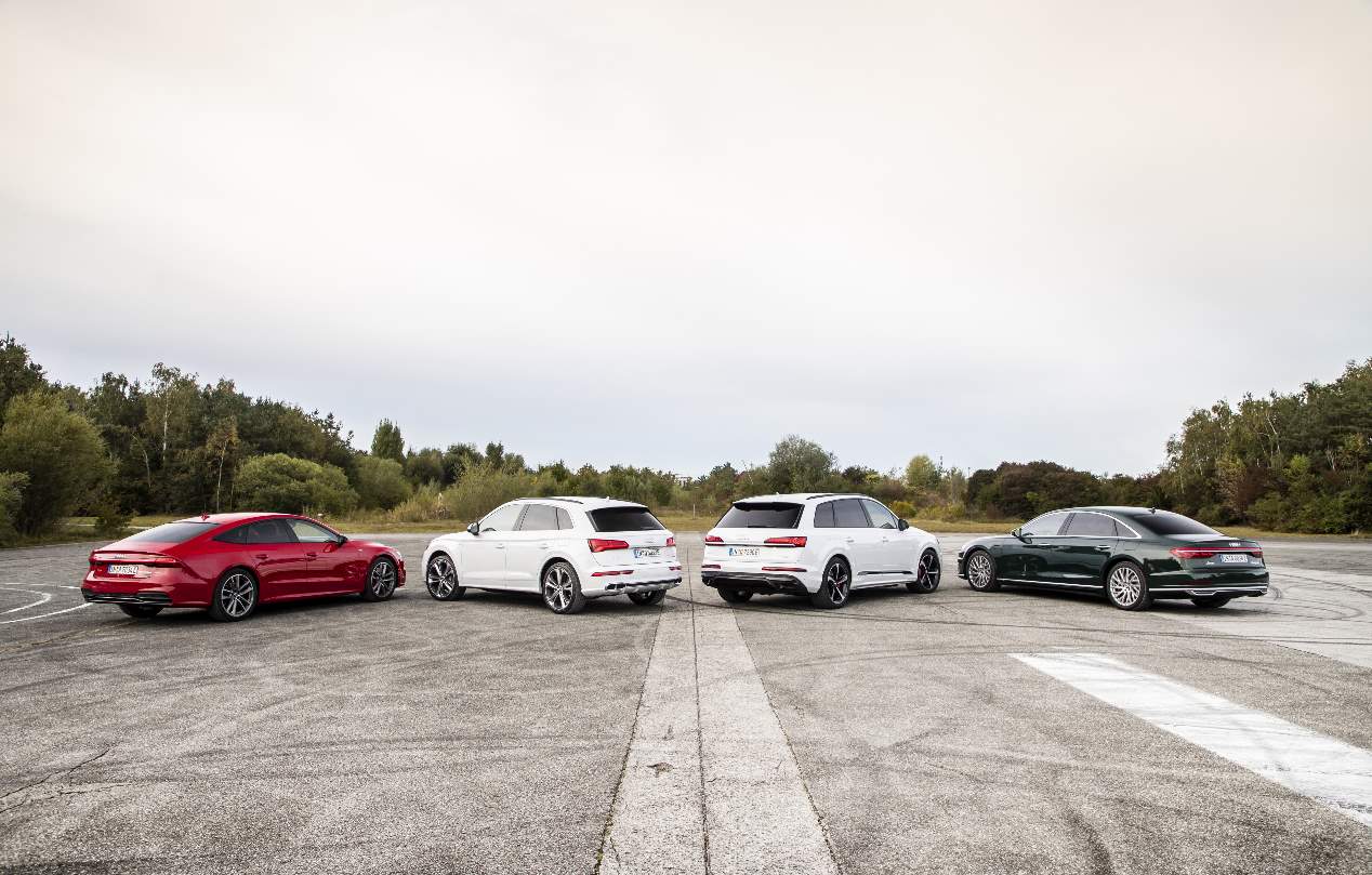 Los plug-in TFSIe de Audi: A7, Q5, A8 y Q7, a prueba