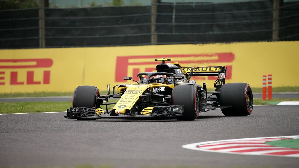 Carlos Sainz con el Renault, el año pasado en Suzuka
