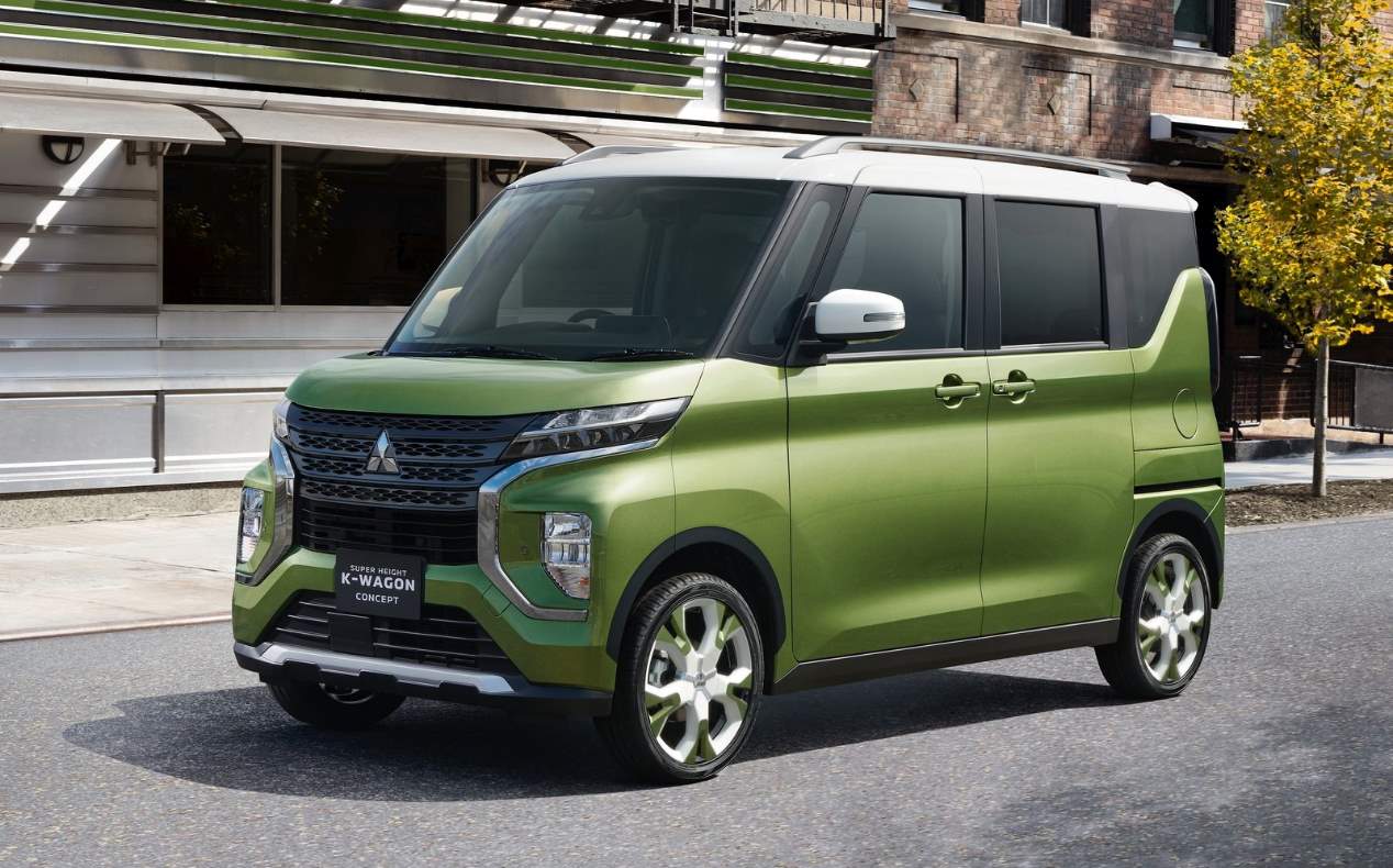 Mitsubishi Super Height K-Wagon Concept: las mejores fotos del nuevo "coche cubo"