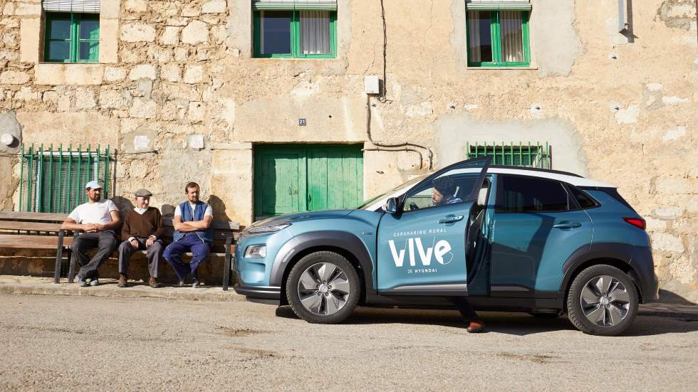 Hyundai VIVe: así es el primer carsharing eléctrico para la España rural (VÍDEO)