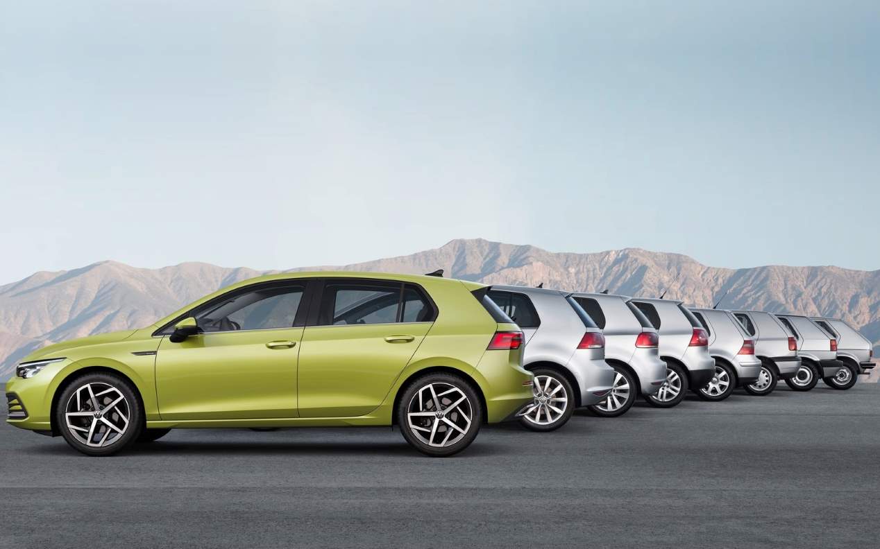 VW Golf 8: sus versiones deportivas GTI, GTI TCR, GTD y R toman forma