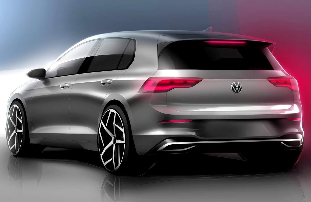 VW Golf 8: sus versiones deportivas GTI, GTI TCR, GTD y R toman forma