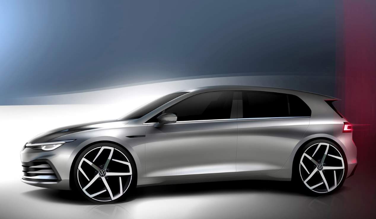 VW Golf 8: sus versiones deportivas GTI, GTI TCR, GTD y R toman forma
