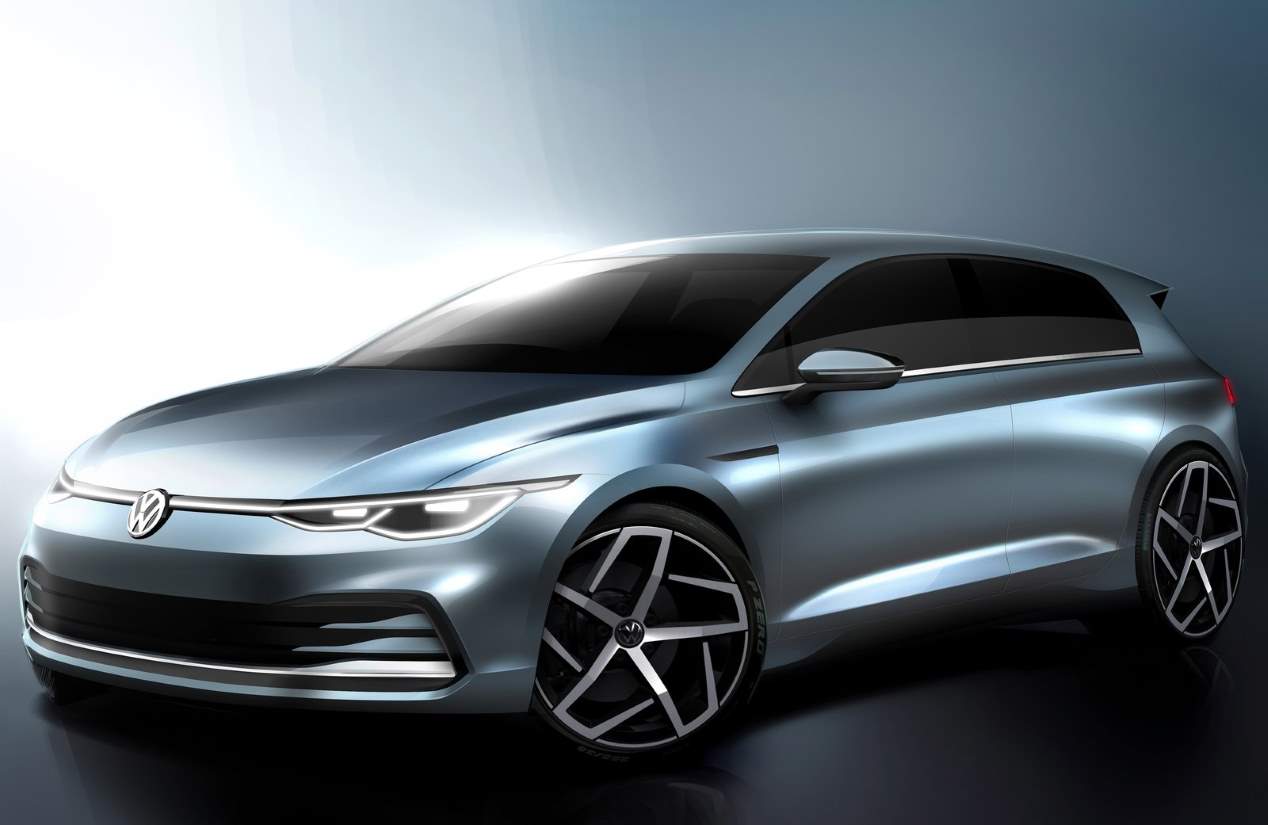 VW Golf 8: sus versiones deportivas GTI, GTI TCR, GTD y R toman forma