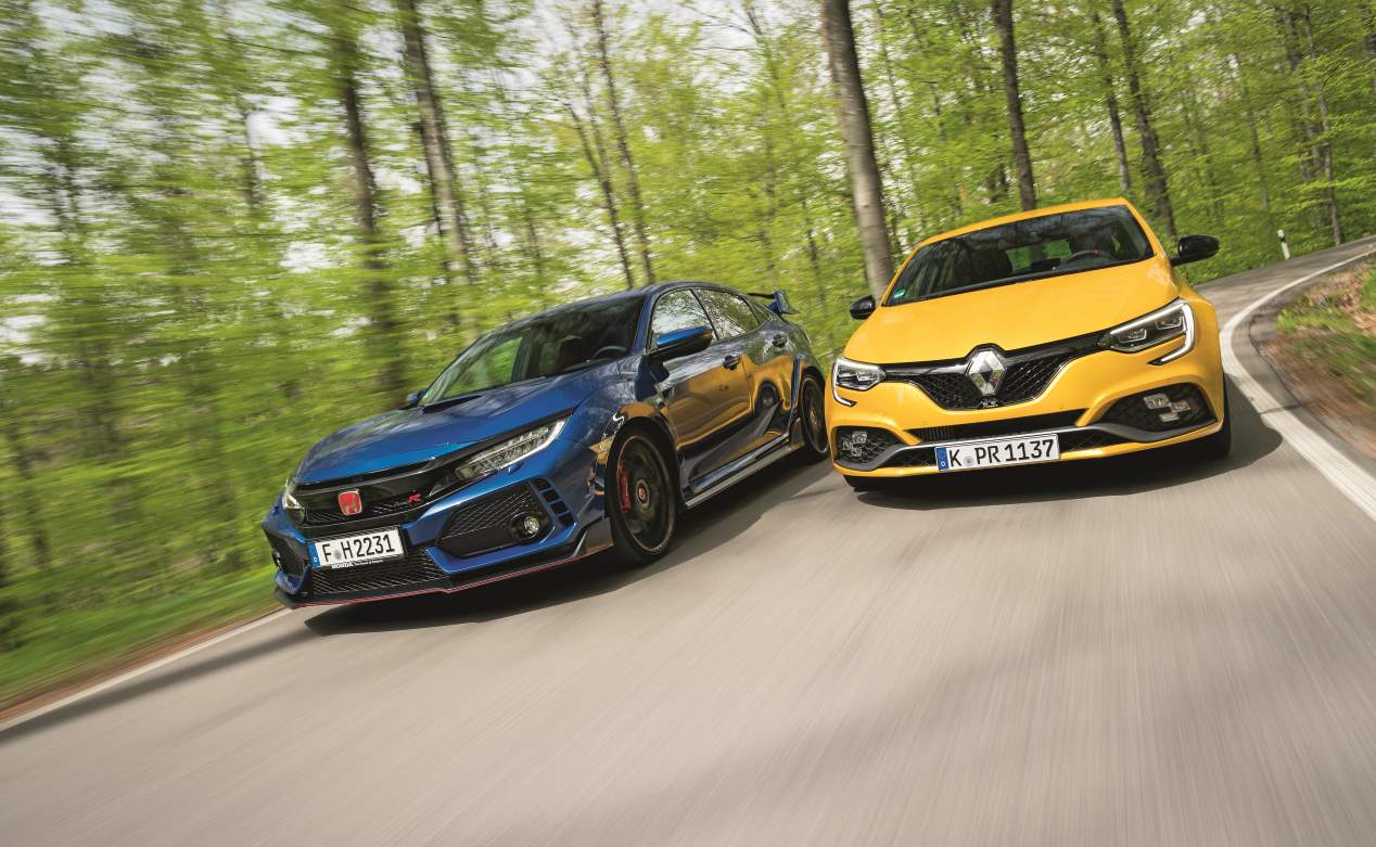 Comparativa GTI: Honda Civic Type R vs Renault Mégane RS Trophy