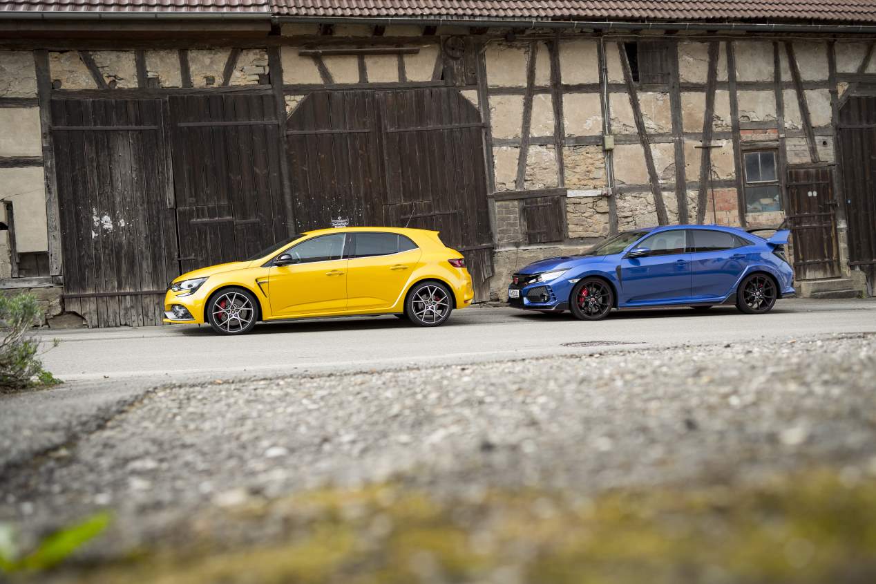 Comparativa GTI: Honda Civic Type R vs Renault Mégane RS Trophy