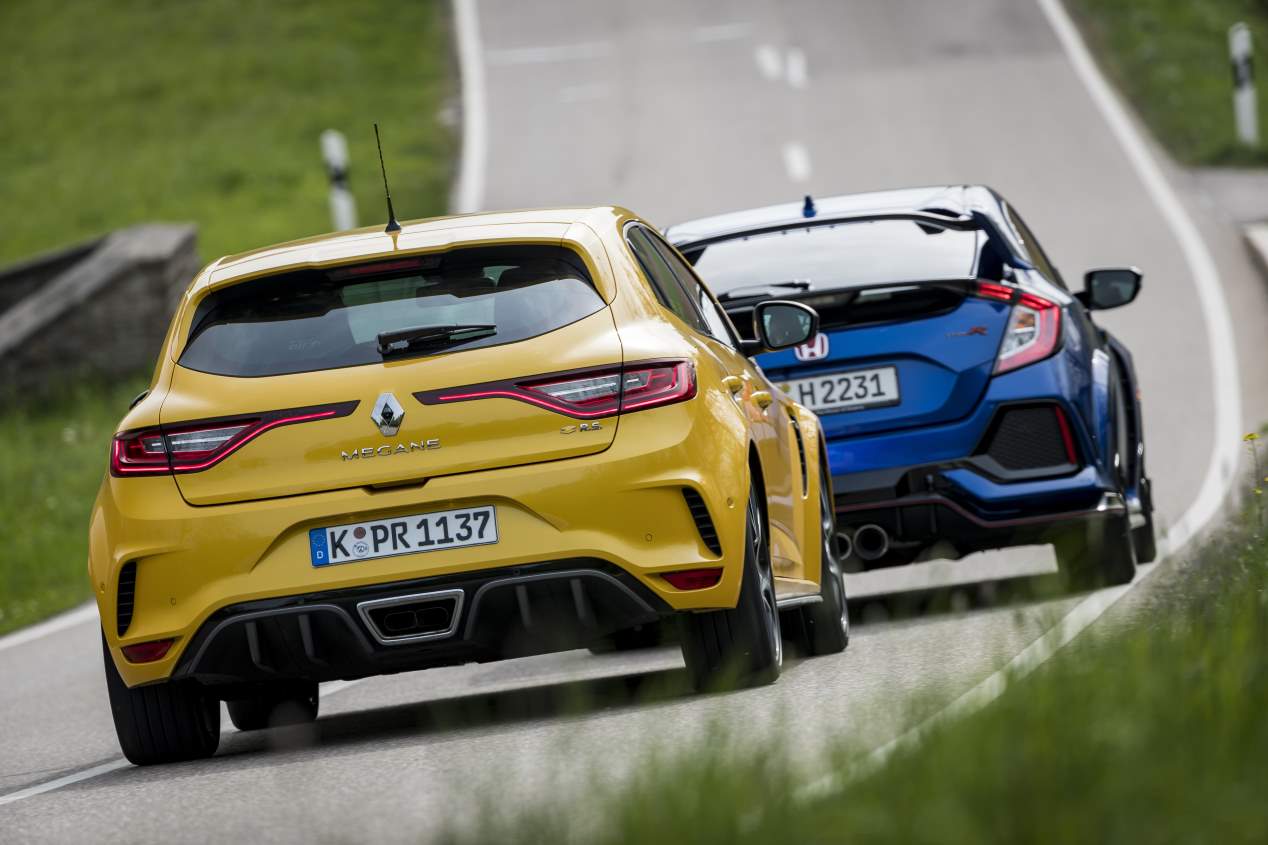 Comparativa GTI: Honda Civic Type R vs Renault Mégane RS Trophy
