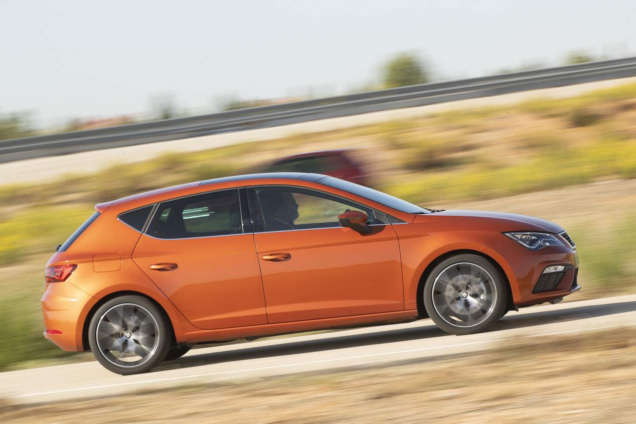 Comparativa de compactos: Seat León, Skoda Scala y VW Golf