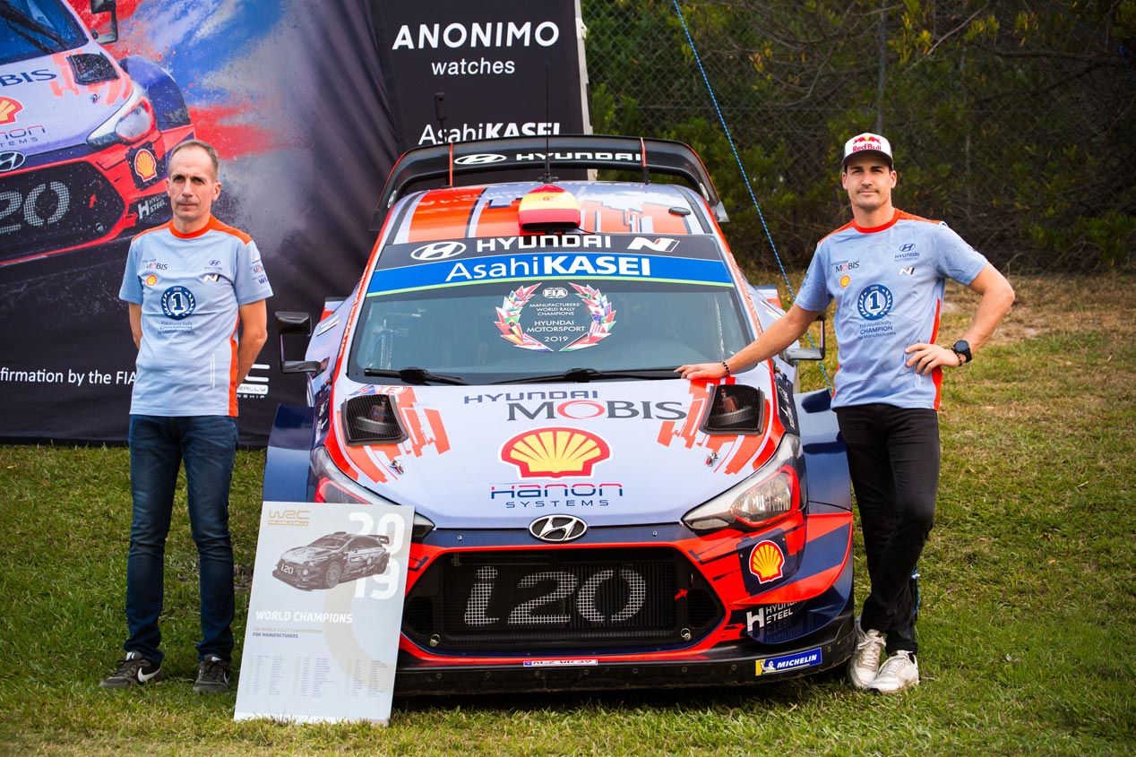 Mundial de Rallyes 2019: Hyundai celebra el título de constructores