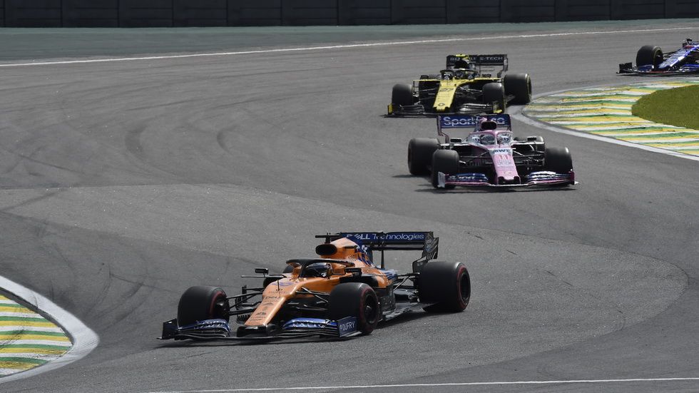 Carlos Sainz (McLaren) durante la carrera