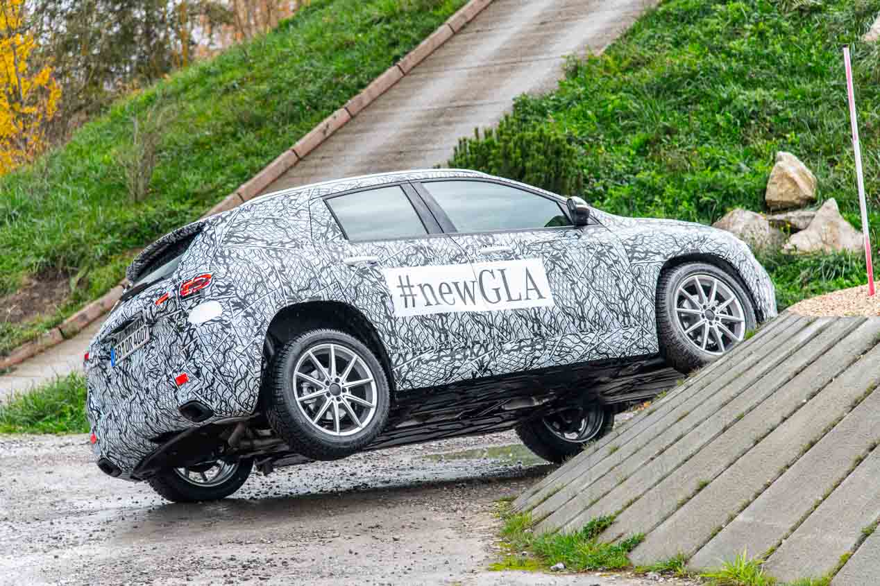 Nos sentamos en el próximo Mercedes GLA