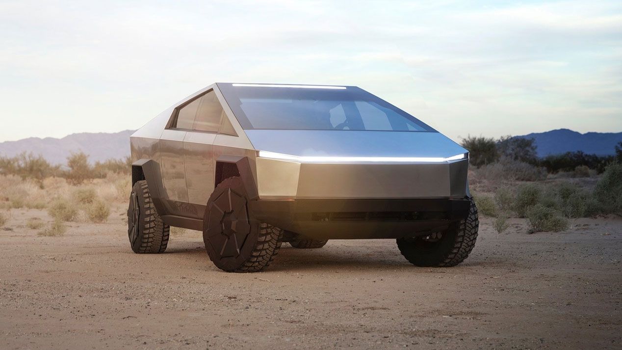 Tesla Cybertruck, las mejores fotos de la futurista pick-up eléctrica