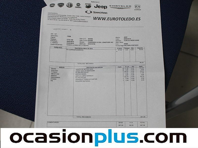 Jeep Cherokee 2.0 Diesel Longitude 4x2 103 kW (140 CV)