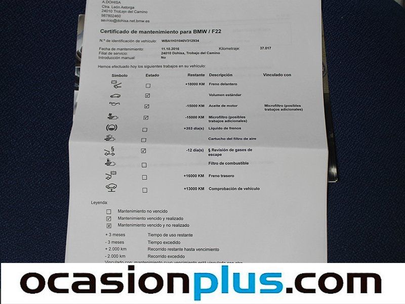 BMW 218 218d Coupe 105 kW (143 CV) PACK M