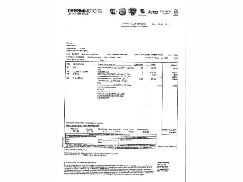 Chrysler Grand Voyager 2.8 CRD Limited 120 kW (163 CV) 7PLZ
