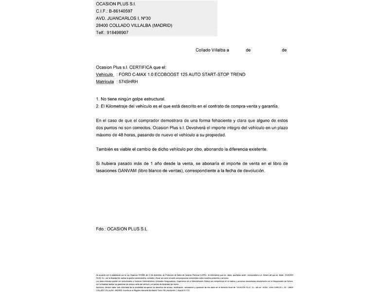 Ford C-Max 1.6 Ti-VCT Trend 92 kW (125 CV)