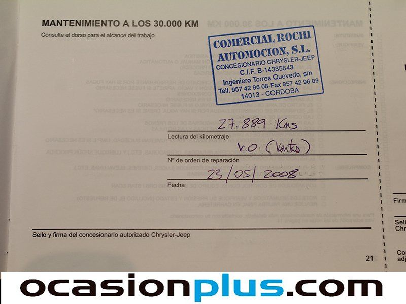 Chrysler Grand Voyager 2.8 CRD Limited Auto 110 kW (150 CV) 7 Plazas