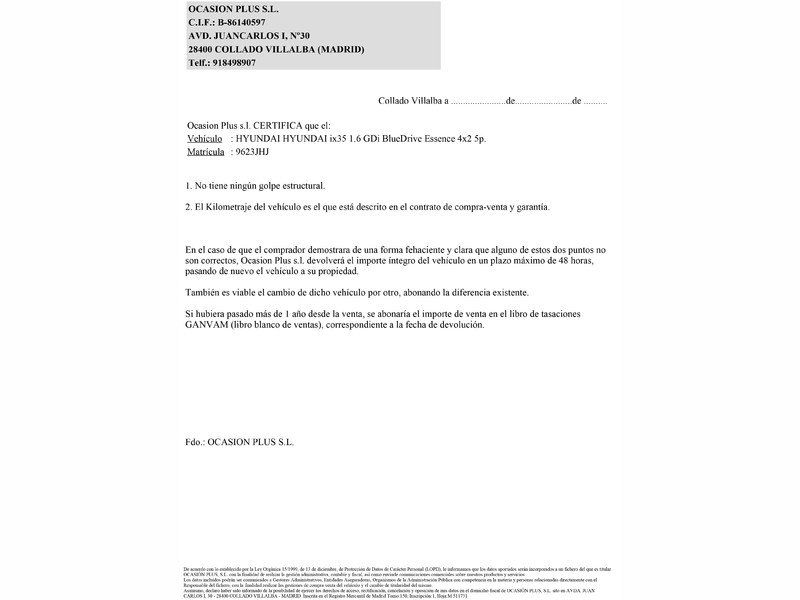 Hyundai iX35 1.6 GDi BlueDrive Essence 4x2 135CV