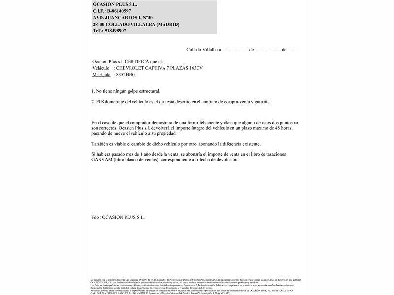 Chevrolet Captiva 2.2 VCDI 16V LT 7 Plazas FWD 120kW (163CV)