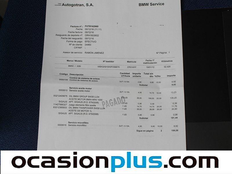 BMW 335 335i Luxury 4p 306cv