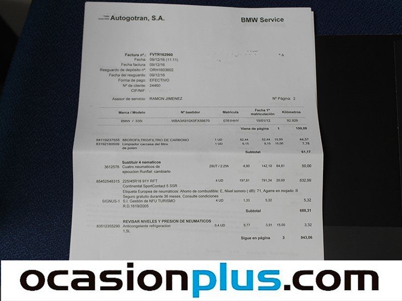 BMW 335 335i Luxury 4p 306cv