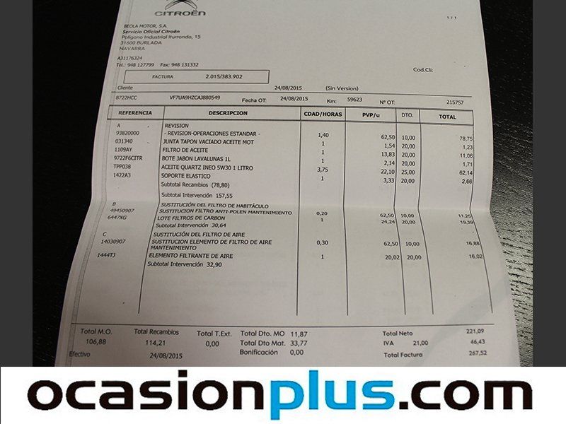 Citroen Grand C4 Picasso 1.6 HDI SX 82 kW (112 CV)