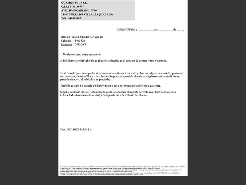 Ford Ka 1.3 TDCi Trend  55 KW (75 CV)