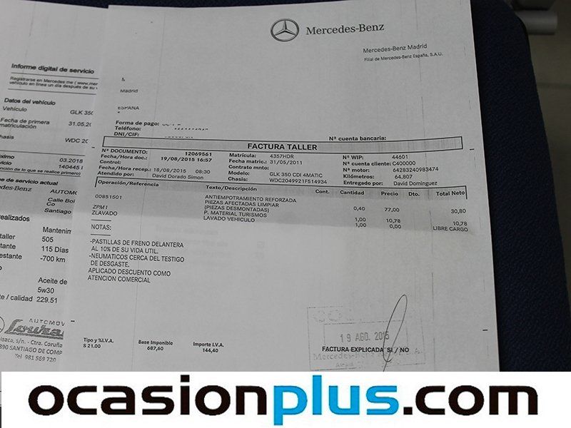 Mercedes-Benz CL GLK 350CDI 4M 170kW (231CV)